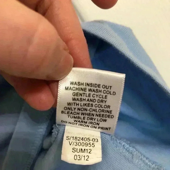 Banana Republic Blue T-Shirt Front Pocket Medium - Picture 10 of 16